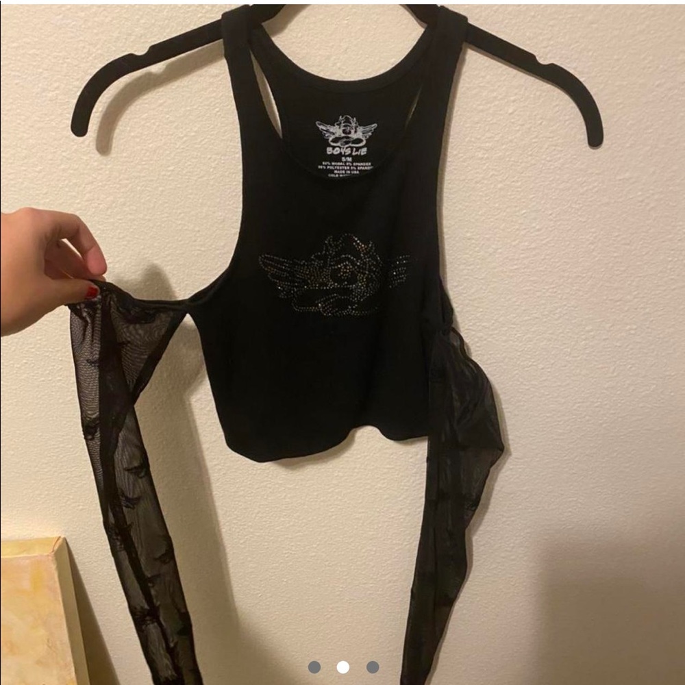 Boys lie tank top